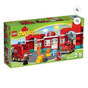 Lego Duplo Complete Fire House Set (retired). #10593